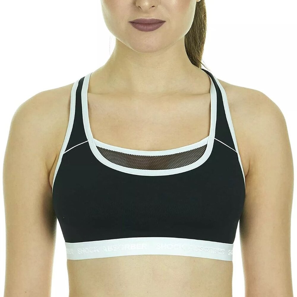 Victoria's Secret SHOCK ABSORBER V4250 Black 34B.34C.32D,32DD Running, Sport Bra
